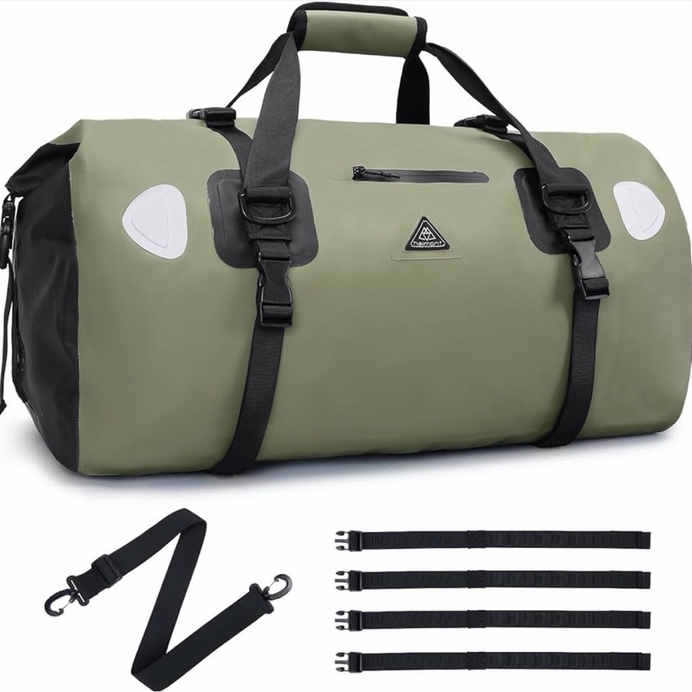 Haimont Waterproof Duffel Bag Roll-top Dry Duffel Bag for Motorcycles